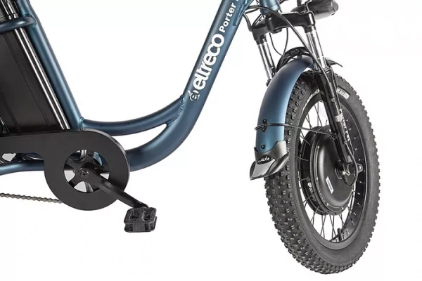 Трицикл Eltreco Porter Fat 500 UP! Темно-синий